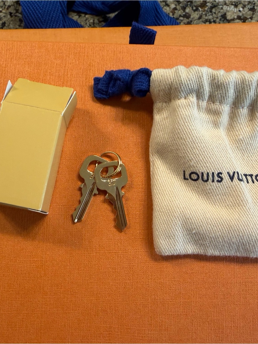 Louis Vuitton lock keys #317 Never used